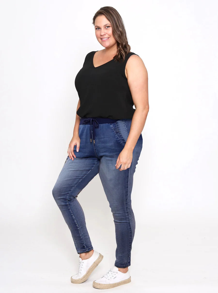 Riley Joggers - Denim