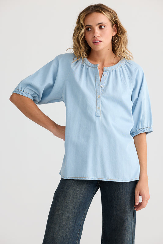 Rodeo Top - Light Denim