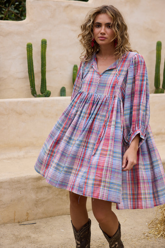 Winnie Mini Dress - Picnic Check