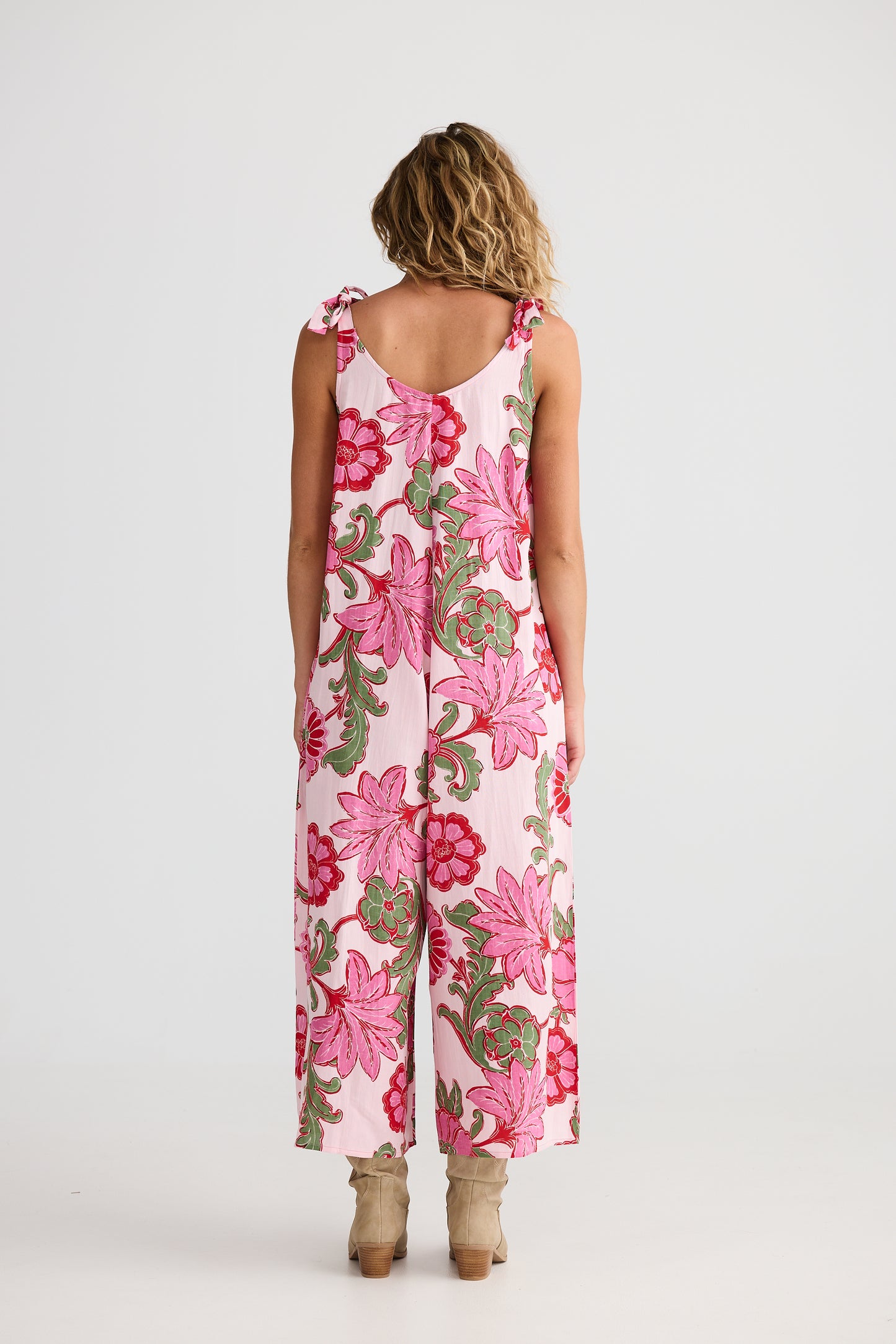 Temple Jumpsuit - Pink Ibiza