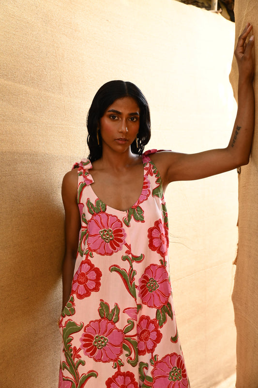 Temple Jumpsuit - Pink Ibiza
