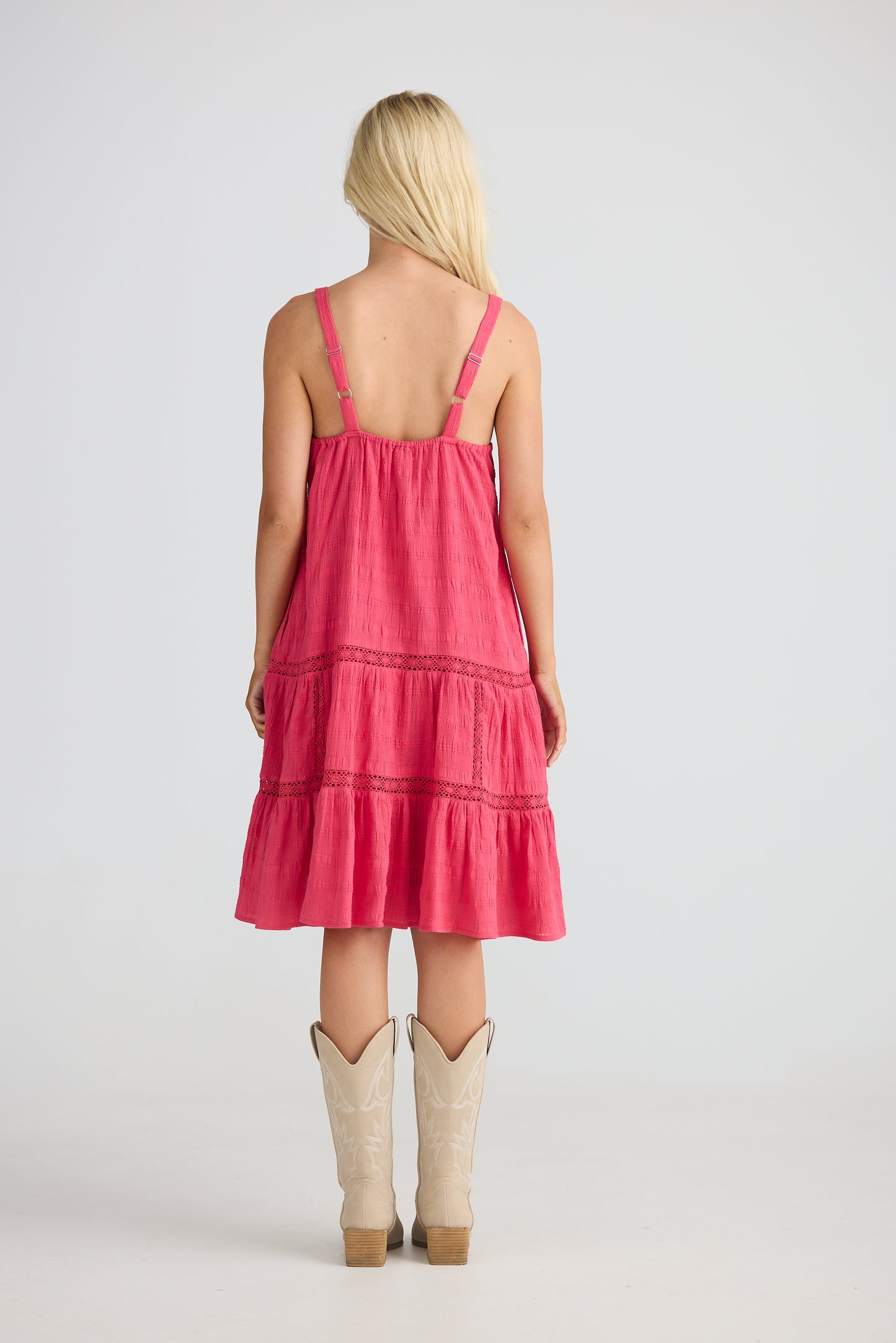 Aurora Mini Dress- Raspberry