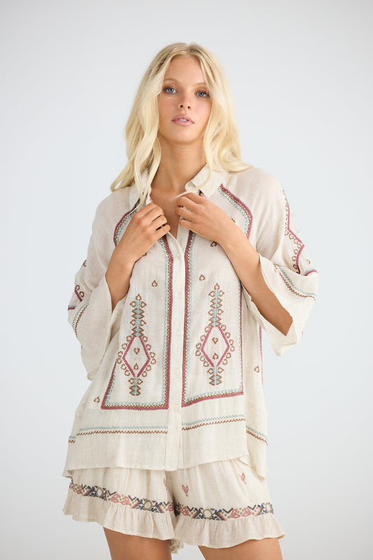 Ithika Shirt - Light Natural