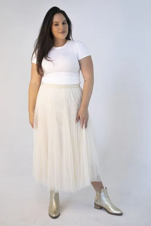 Tulle Skirt - Cream