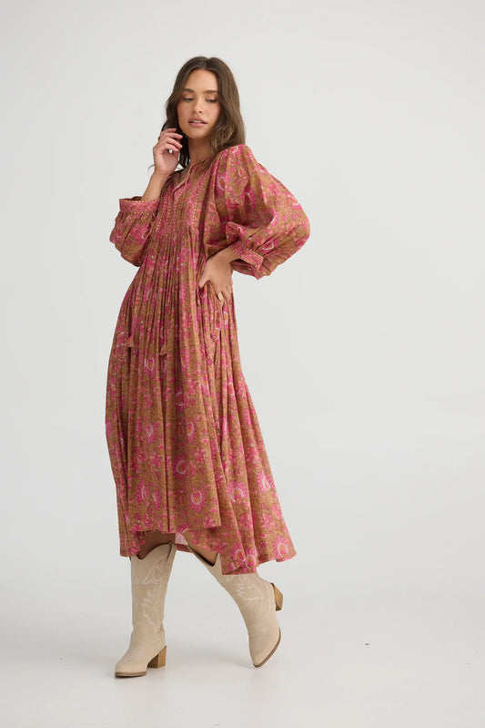Wisteria Dress - Autumn Spritz