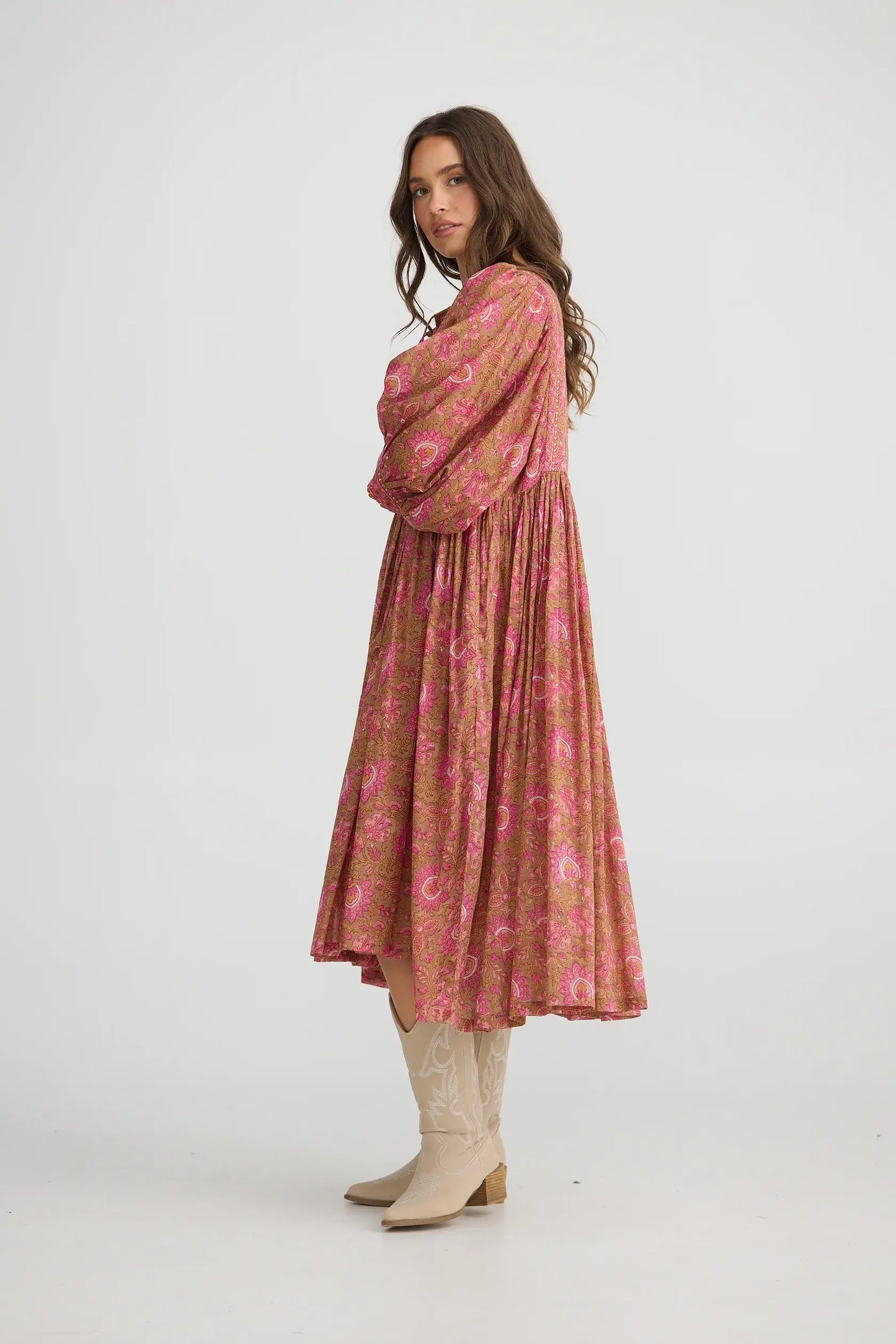 Wisteria Dress - Autumn Spritz
