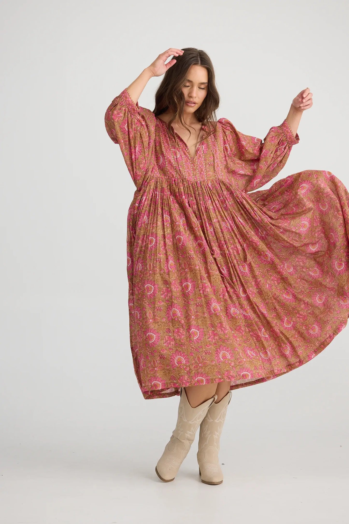 Wisteria Dress - Autumn Spritz