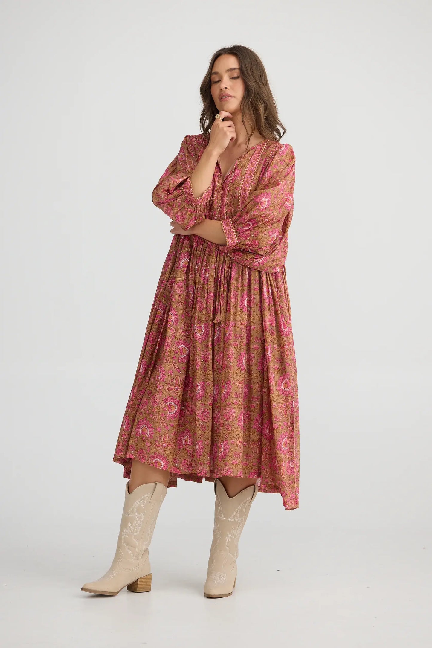 Wisteria Dress - Autumn Spritz