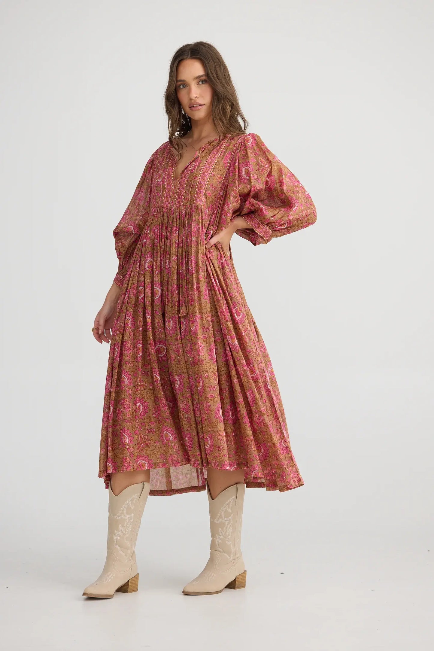 Wisteria Dress - Autumn Spritz