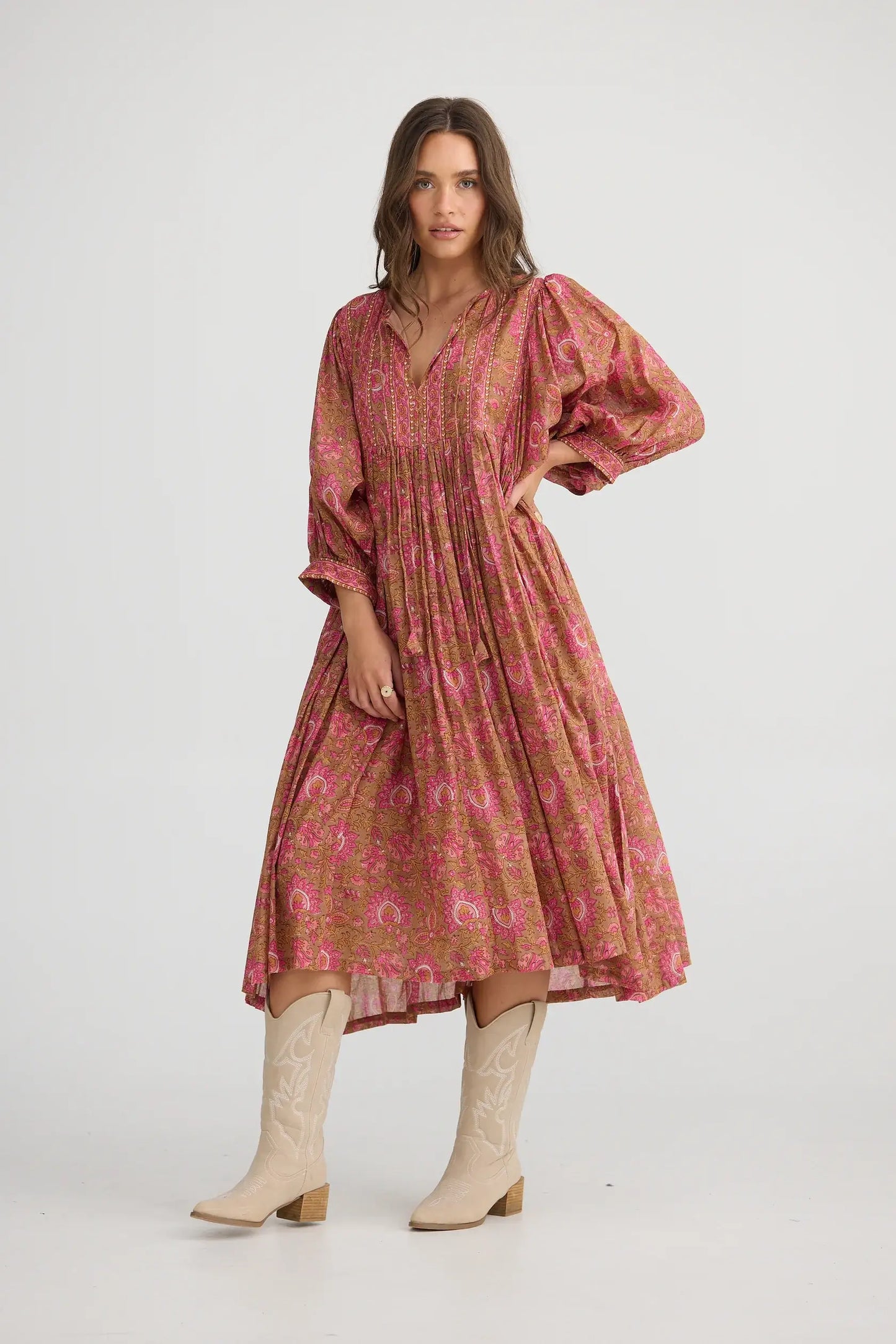 Wisteria Dress - Autumn Spritz