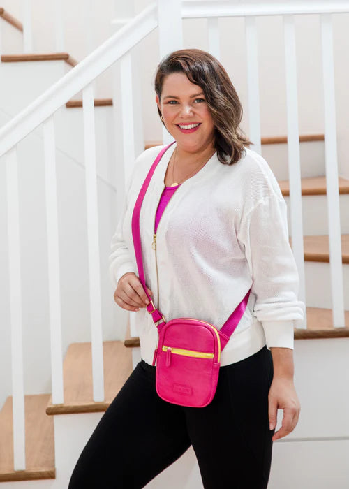 Brooklyn Crossbody Bag - Hot Pink