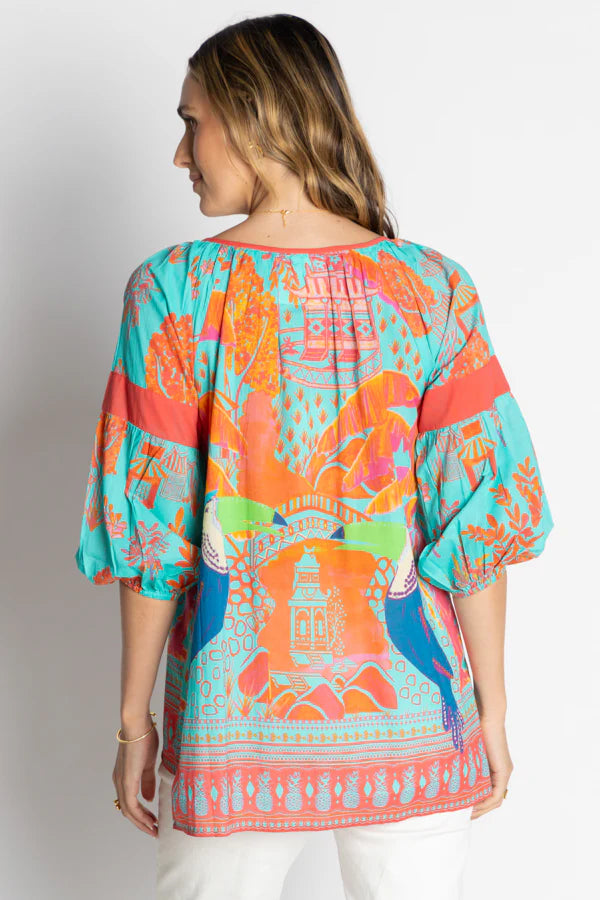 Marquita Top - Lagoon