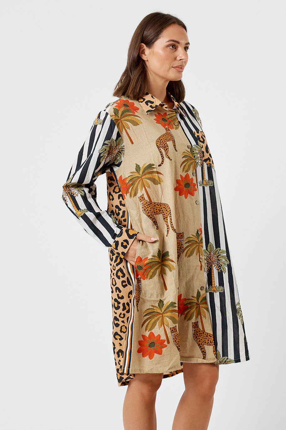 Congo Shirtmaker - Natural Multi