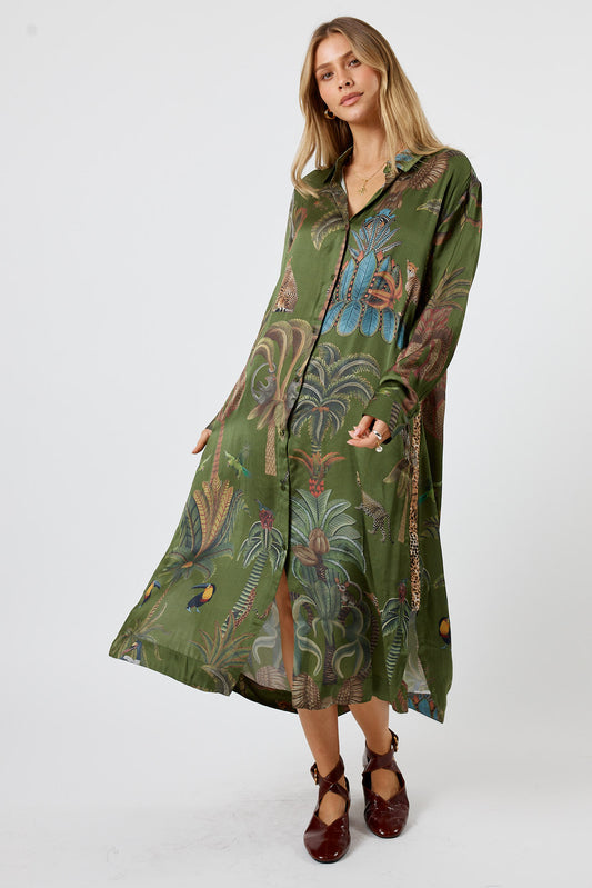 Cheetah Shirtmaker - Olive