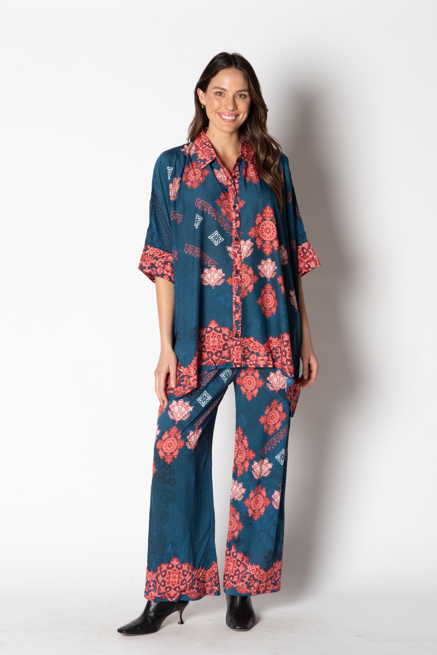 Zamora Kaftan Top - Midnight