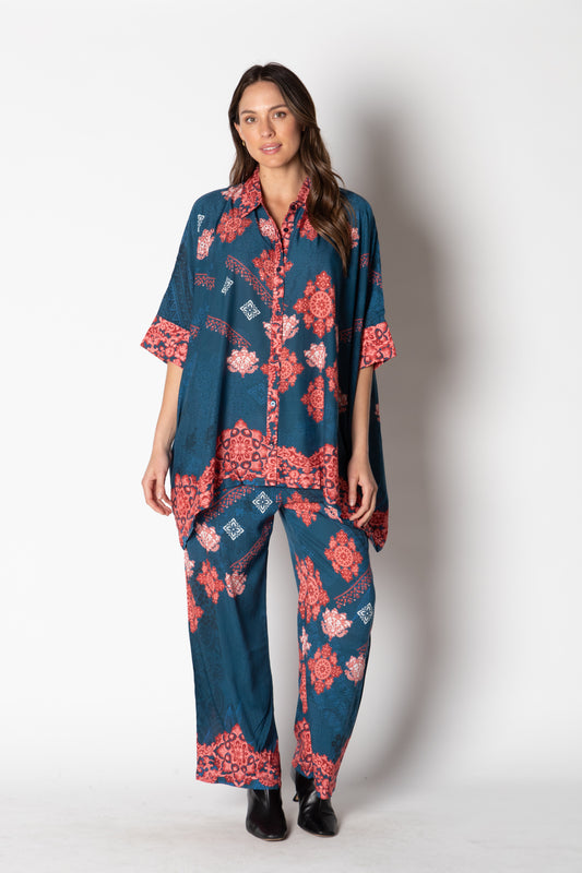 Zamora Kaftan Top - Midnight