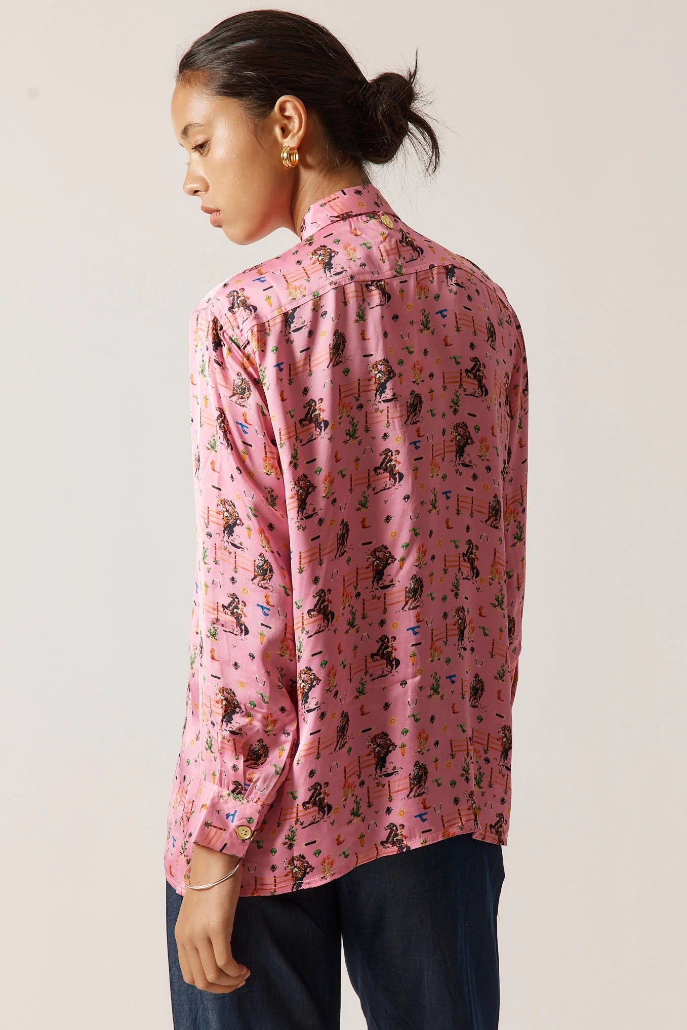 Howdy Cowgirl Shirt - Pink