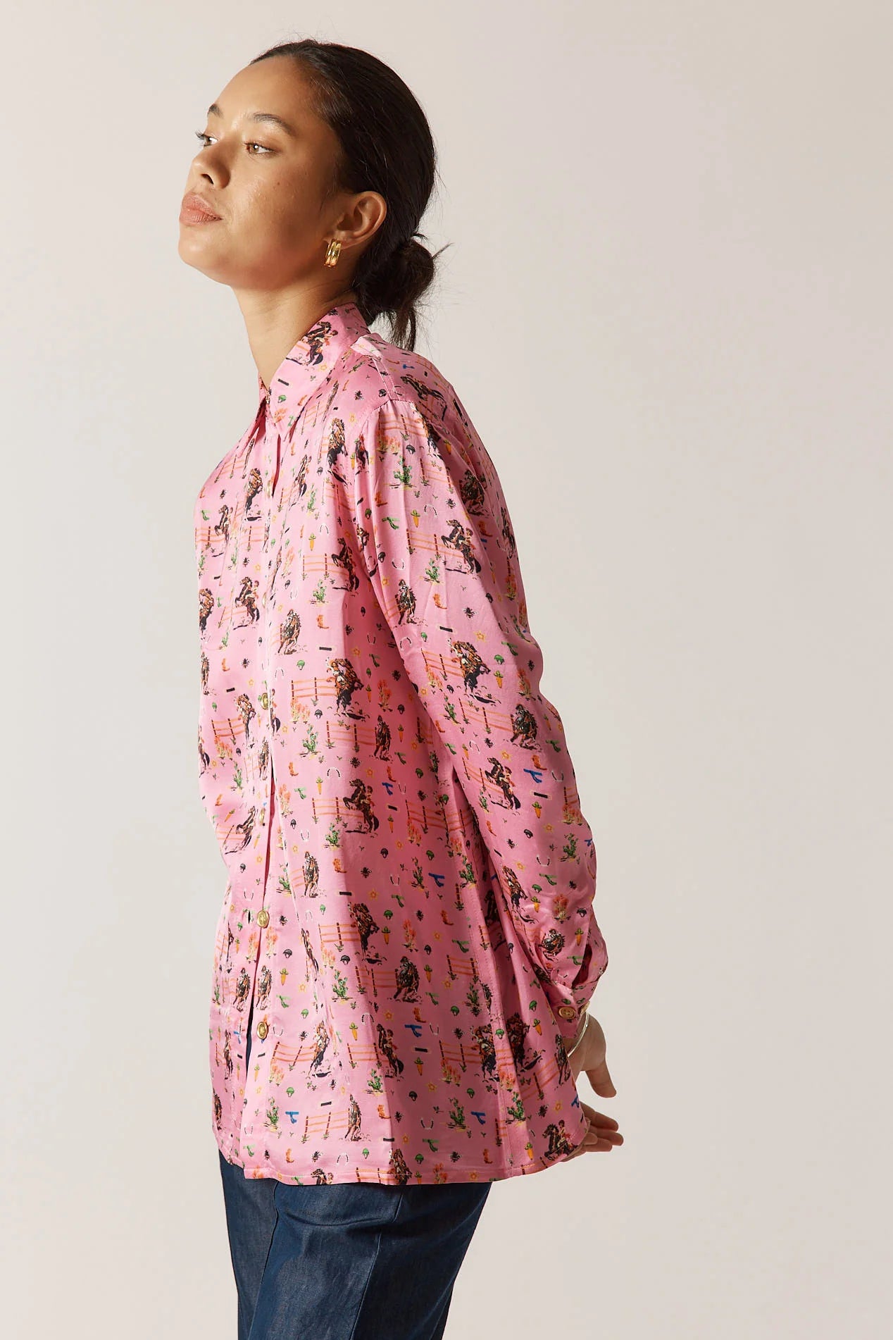 Howdy Cowgirl Shirt - Pink