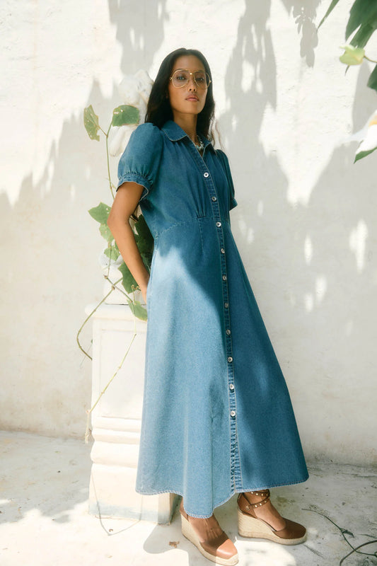Sofie Denim Maxi - Drift