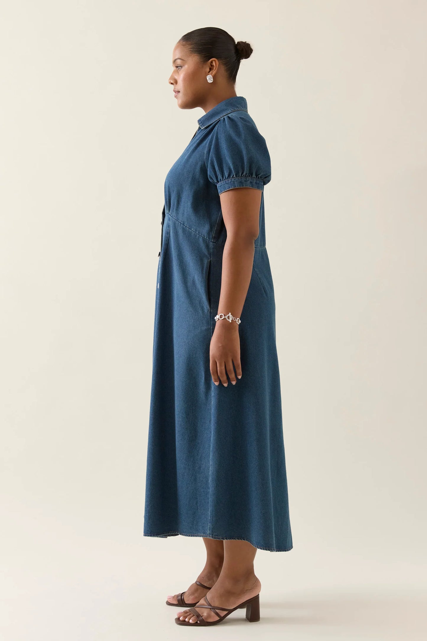 Sofie Denim Maxi - Drift