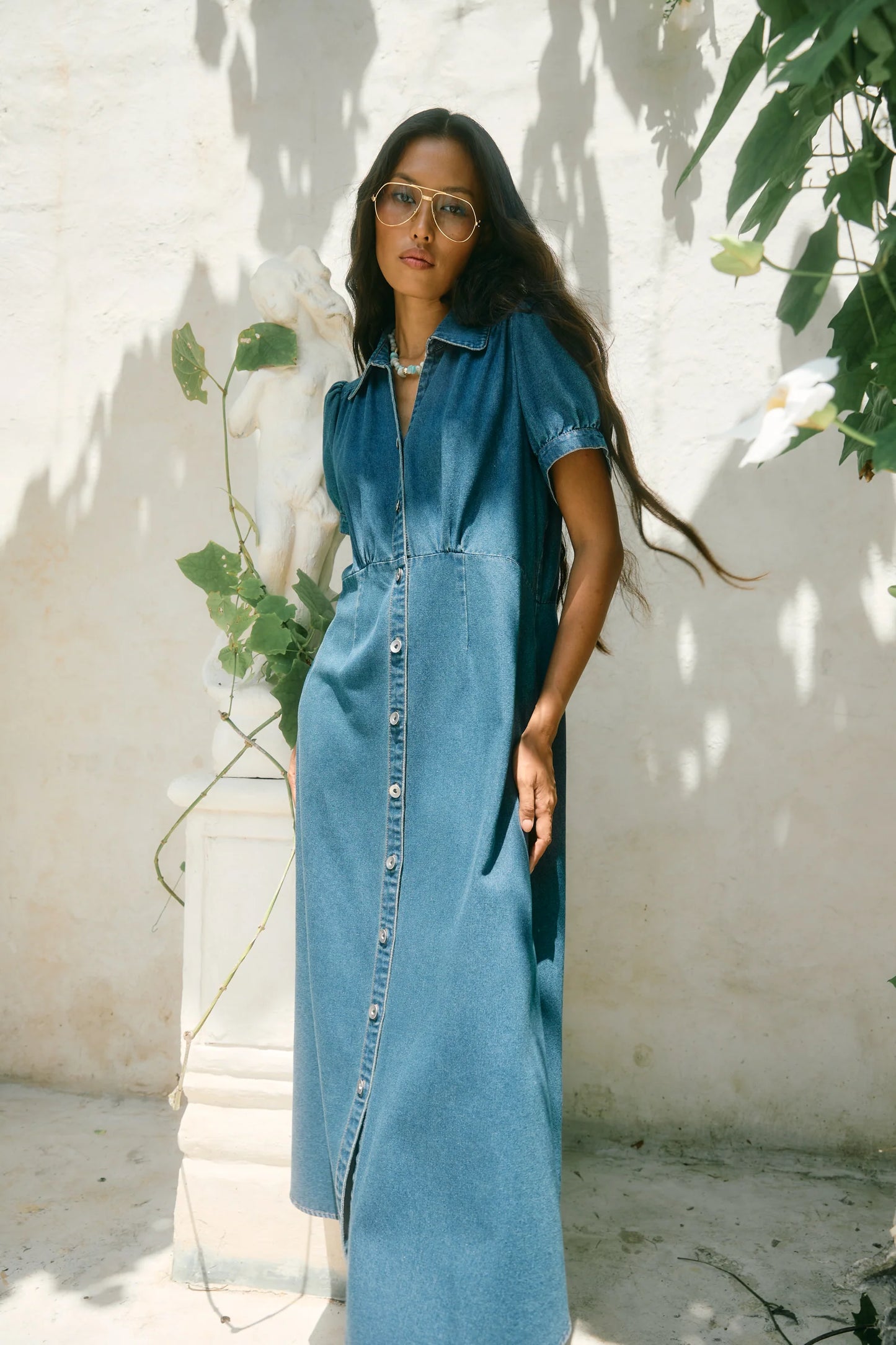 Sofie Denim Maxi - Drift